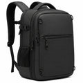 Sac à dos 32 x 18 x 48 cm noir en tissu synthétique à compartiments multiples pour voyage et quotidien