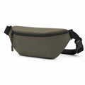 Sac banane 32 x 7 x 15 cm en mati¨¨re synth¨¦tique vert kaki pour rangement urbain ¨¤ sangle r¨¦glable