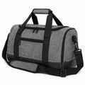 Sac de voyage 45 x 25 x 25 cm gris en textile synth¨¦tique avec bandouli¨¨re r¨¦glable